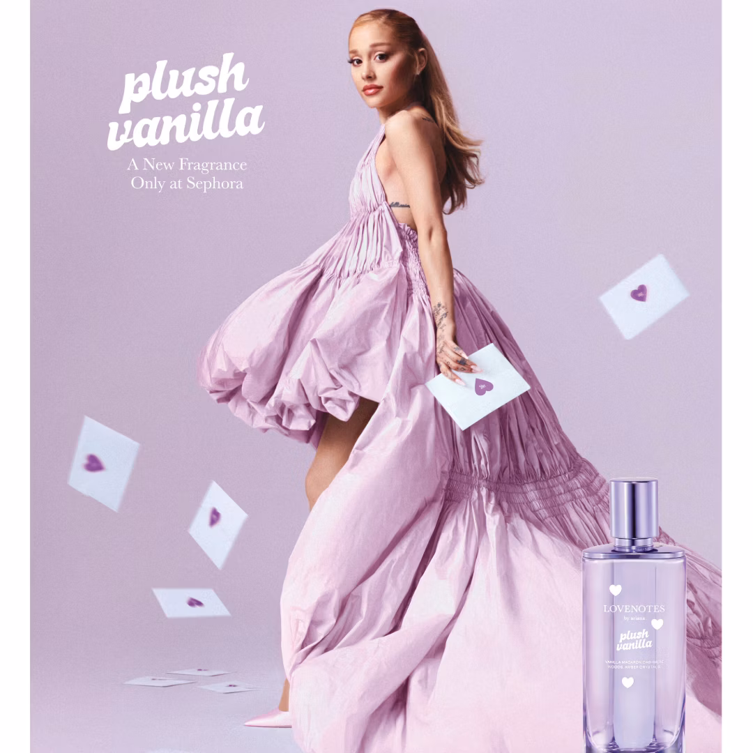 Ariana Grande презентує аромат Plush Vanilla