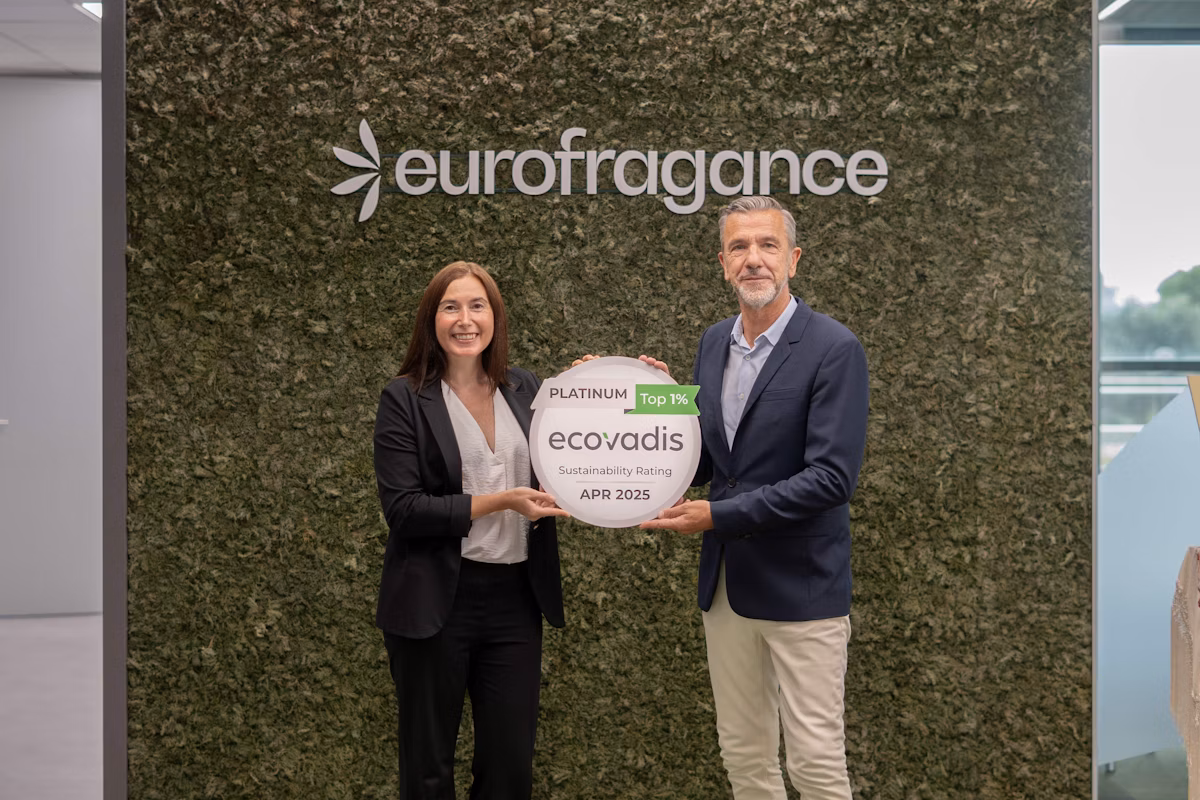 Платинова медаль EcoVadis для Eurofragance