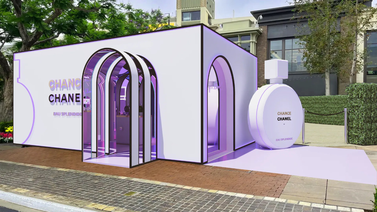 Поп-ап подія Chanel для аромату Chance Eau Splendide